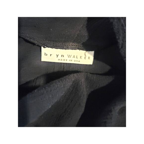 Bryn Walker Nolan Tunic Large Cowl Neck‎ Cotton Gauze Top Black - Picture 10 of 14